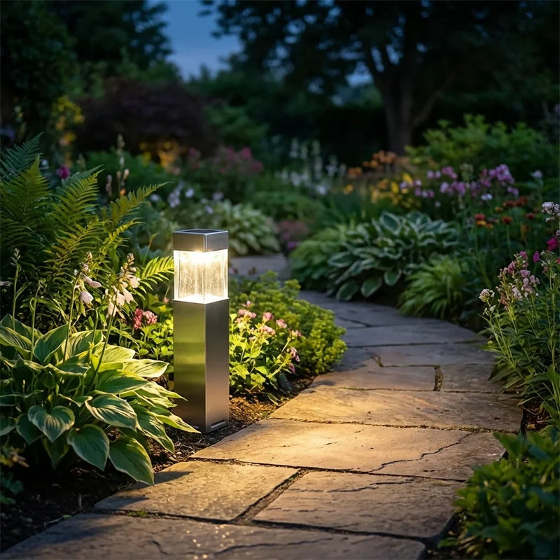 Solar-Powered Outdoor Security Light