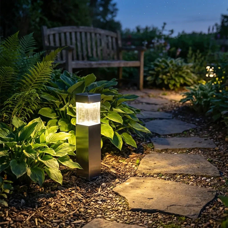 Solar-Powered Outdoor Security Light