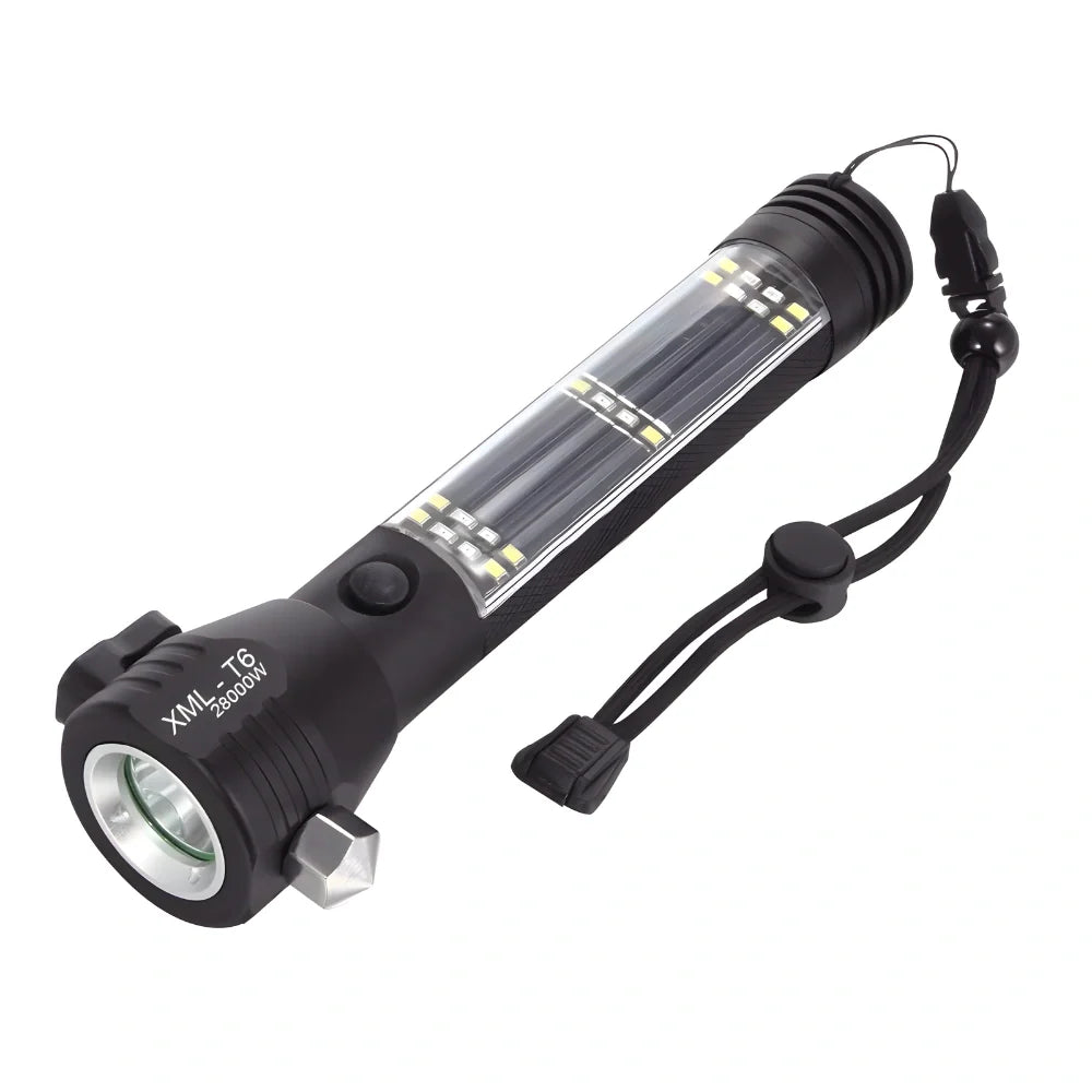 Solar Powered Emergency Flashlight