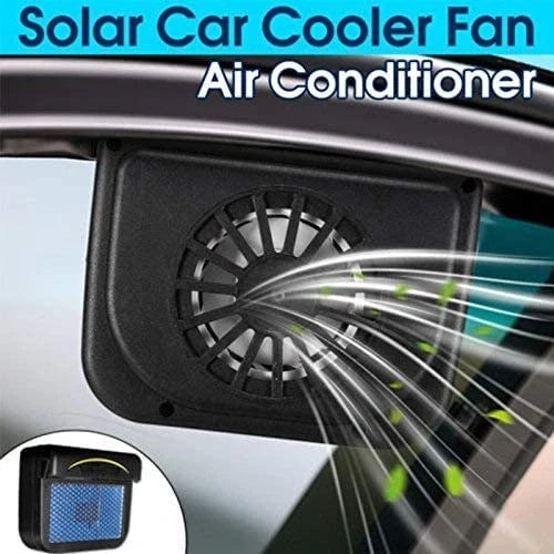 Solar Sun Power Car Auto Air Vent Cool Fan car accessories