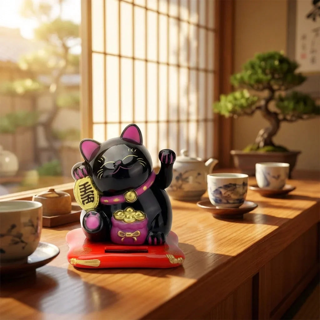 Best solar waving lucky cat - figurines | 2026 | fast shipping