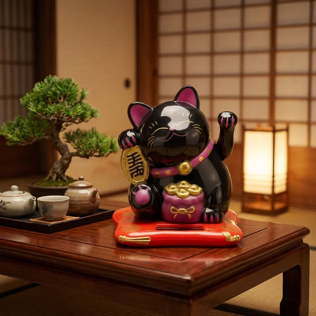 Best solar waving lucky cat - figurines | 2026 | fast shipping