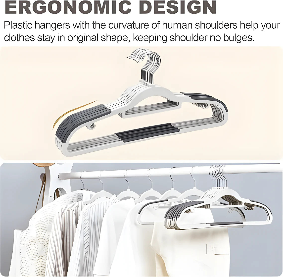 Space Saving Flexi Hangers (Pack of 4) Home Improvement