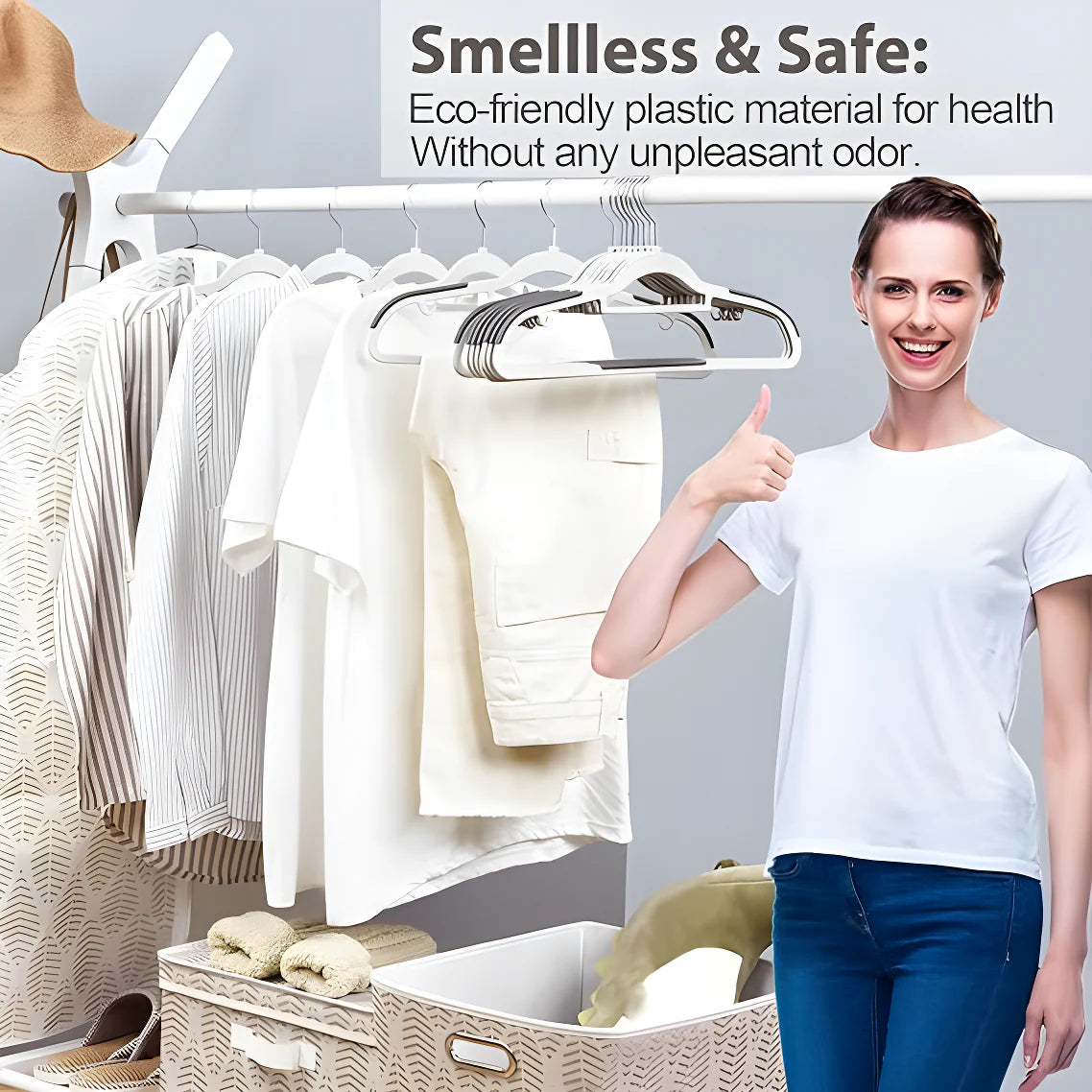 Space Saving Flexi Hangers (Pack of 4) Home Improvement