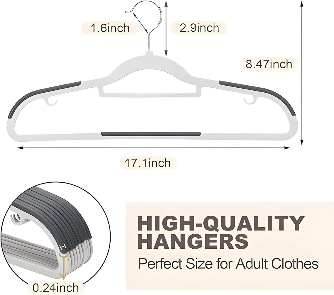 Space Saving Flexi Hangers (Pack of 4)