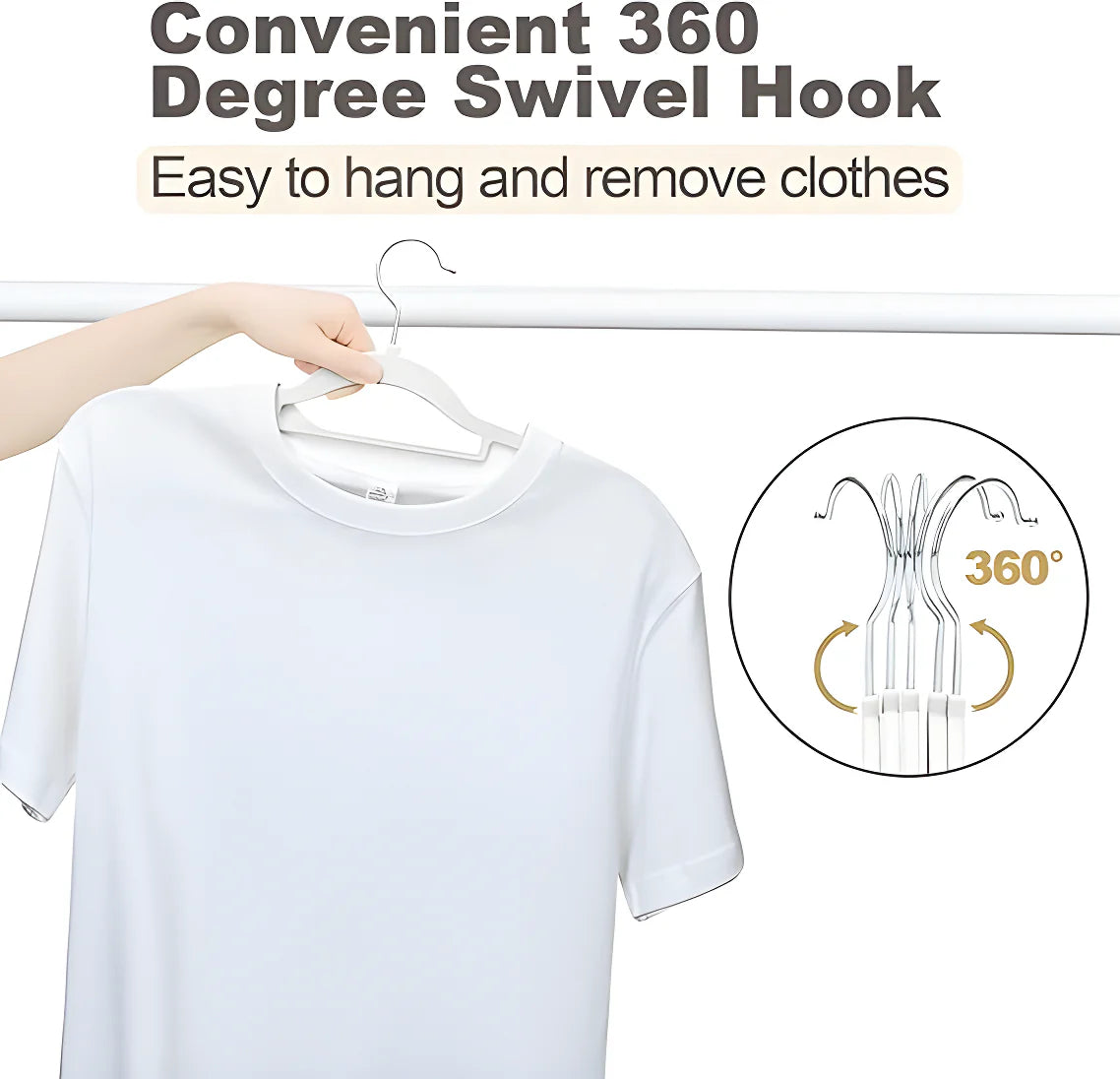 Space Saving Flexi Hangers (Pack of 4) Home Improvement