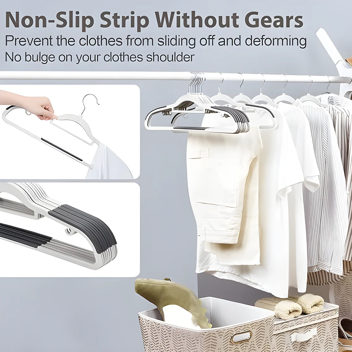 Space Saving Flexi Hangers (Pack of 4) Home Improvement