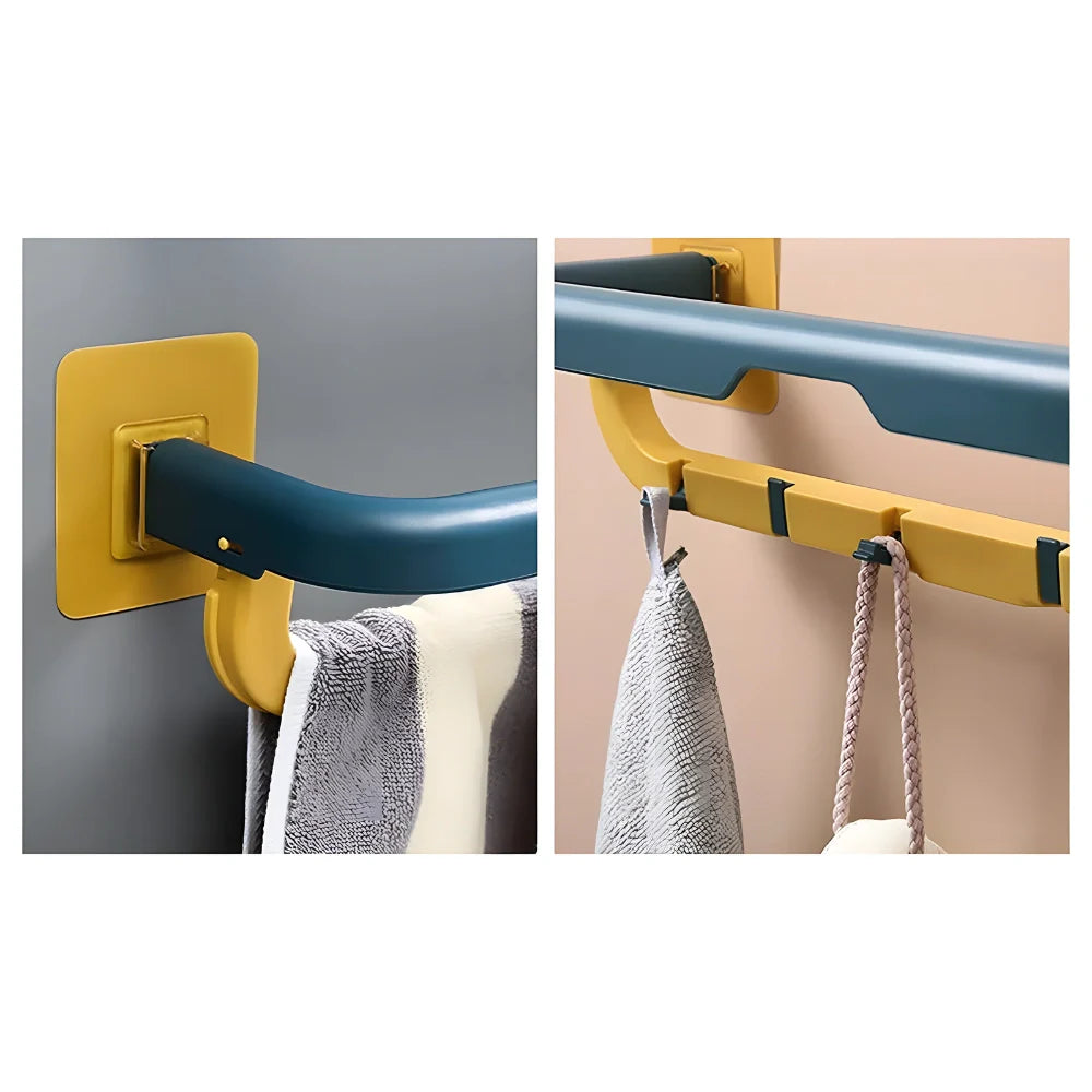 Space Saving Foldable Towel Rack
