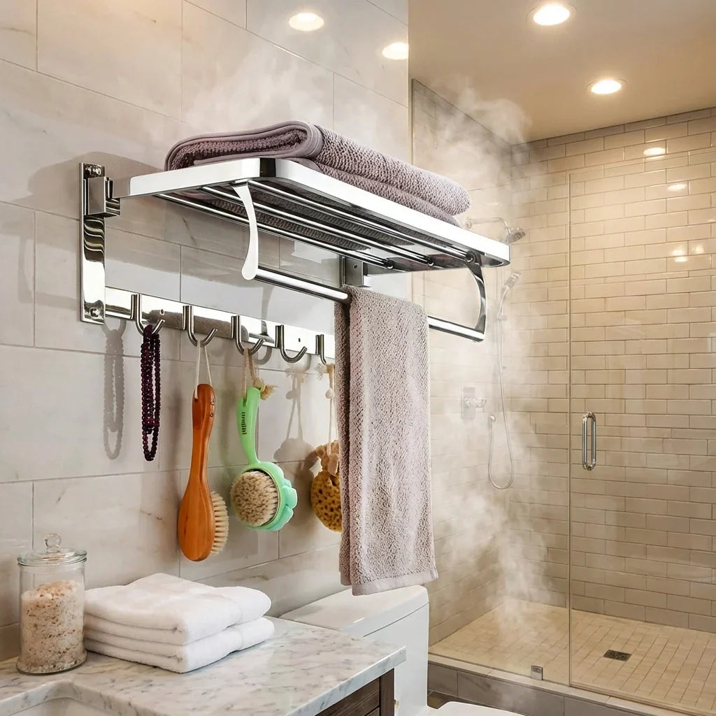 Best space-saving folding towel rack - racks | 2026 | fast shipping