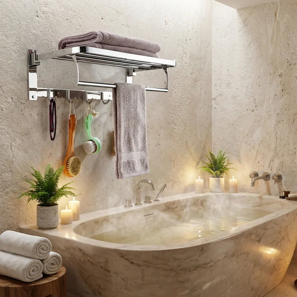 Best space-saving folding towel rack - racks | 2026 | fast shipping