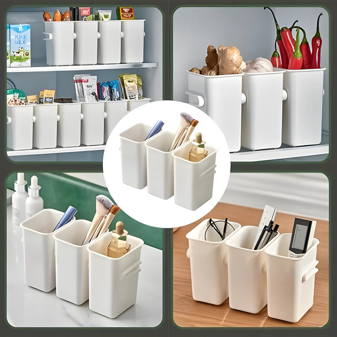 Space Saving Fridge Organizers (Pack of 5) Home Improvement