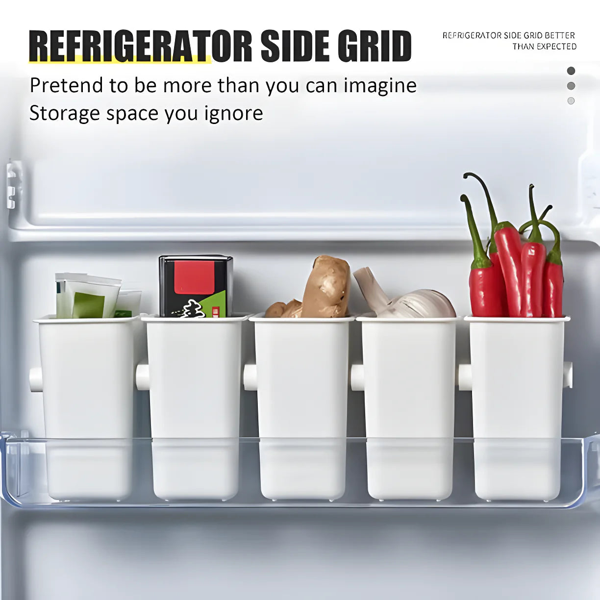 Space Saving Fridge Organizers (Pack of 5) Home Improvement