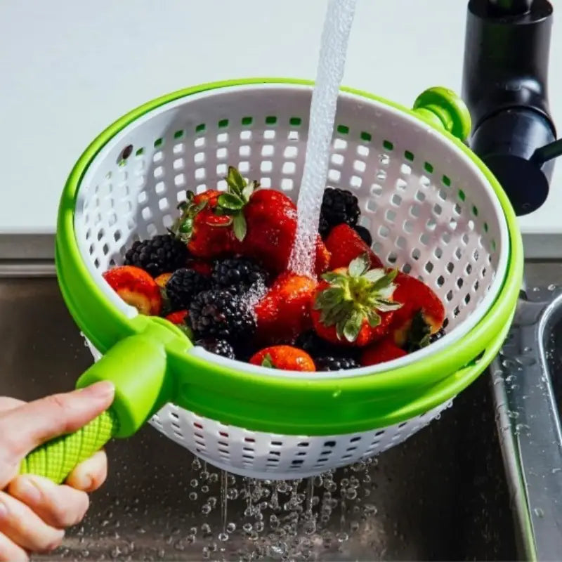 Spinning and Straining Colander Home & Kitchen