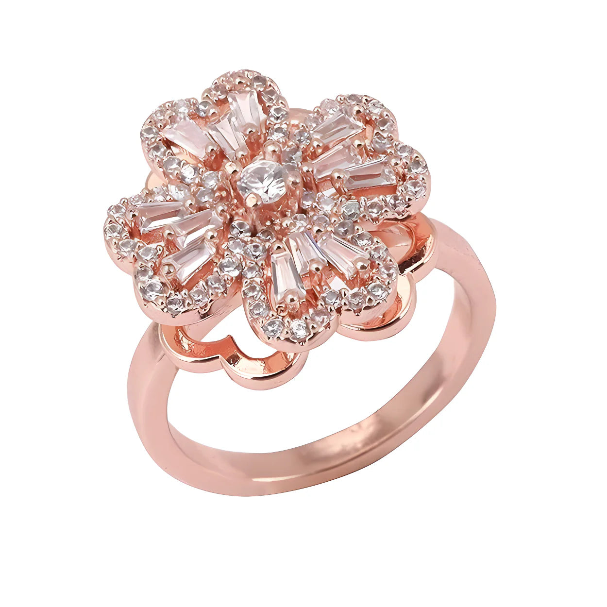 Spinning Luck Clover Ring jewelry