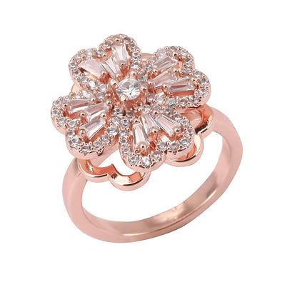 Spinning Luck Clover Ring jewelry