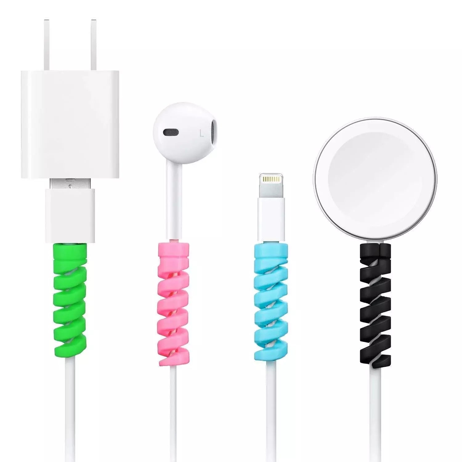 Best spiral charger cable protectors - clips | 2025 | fast shipping