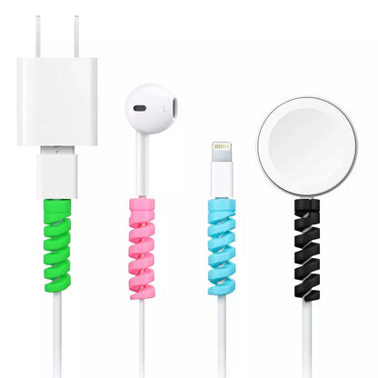 Best spiral charger cable protectors - clips | 2025 | fast shipping