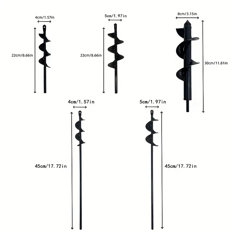Spiral Hole Non Slip Earth Drill garden & outdoor
