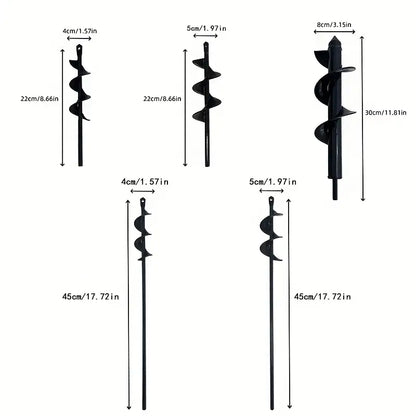 Spiral Hole Non Slip Earth Drill garden & outdoor