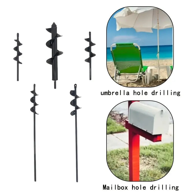 Spiral Hole Non Slip Earth Drill garden & outdoor