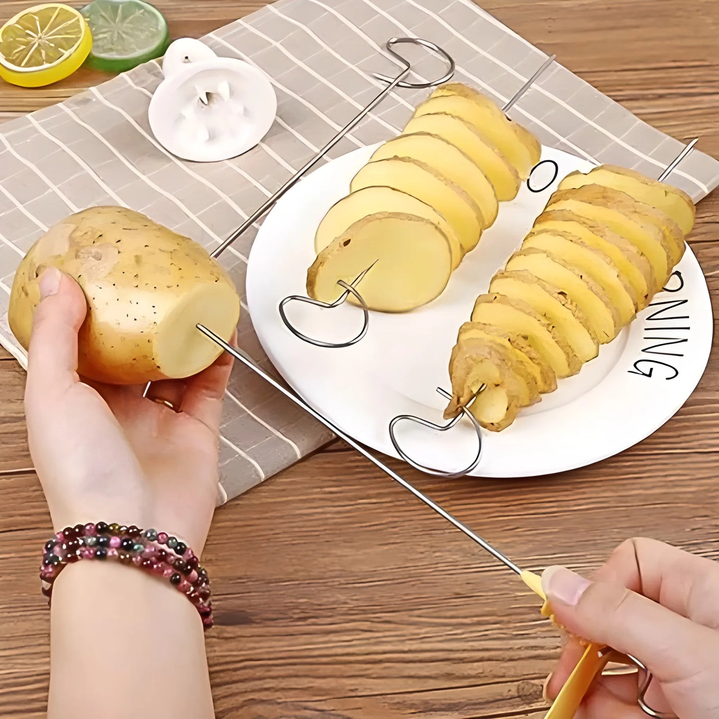 Best spiral potato tornado cutter - kitchen slicers | 2025 | fast shipping