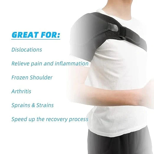 SPOSAFE Adjustable Shoulder Brace Back Brace