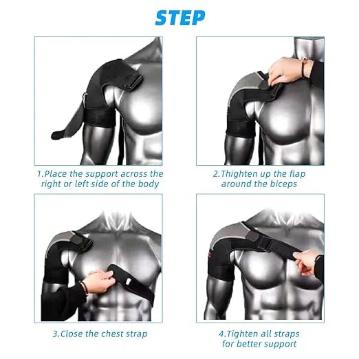 SPOSAFE Adjustable Shoulder Brace Back Brace