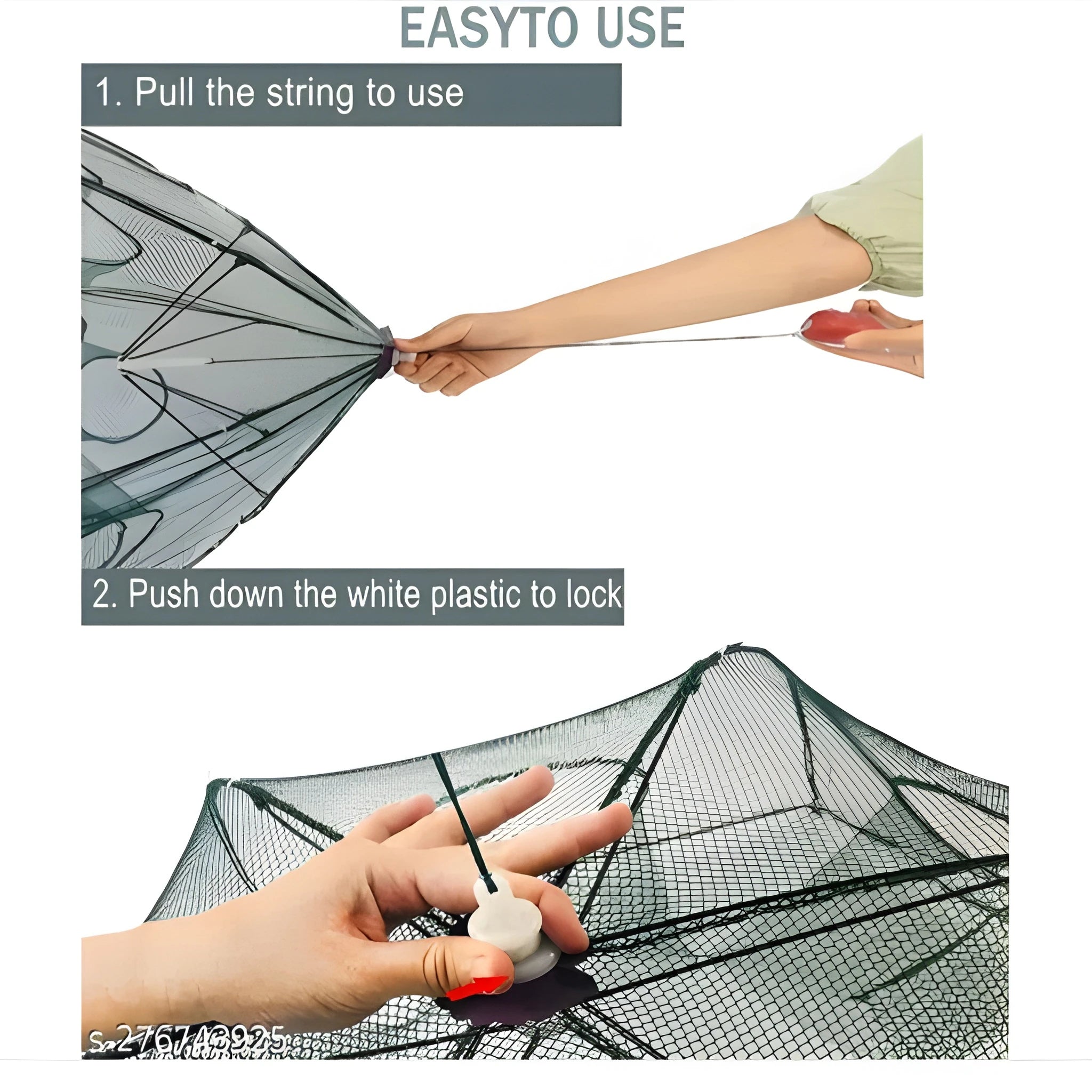 Portable Folding Fishing Net