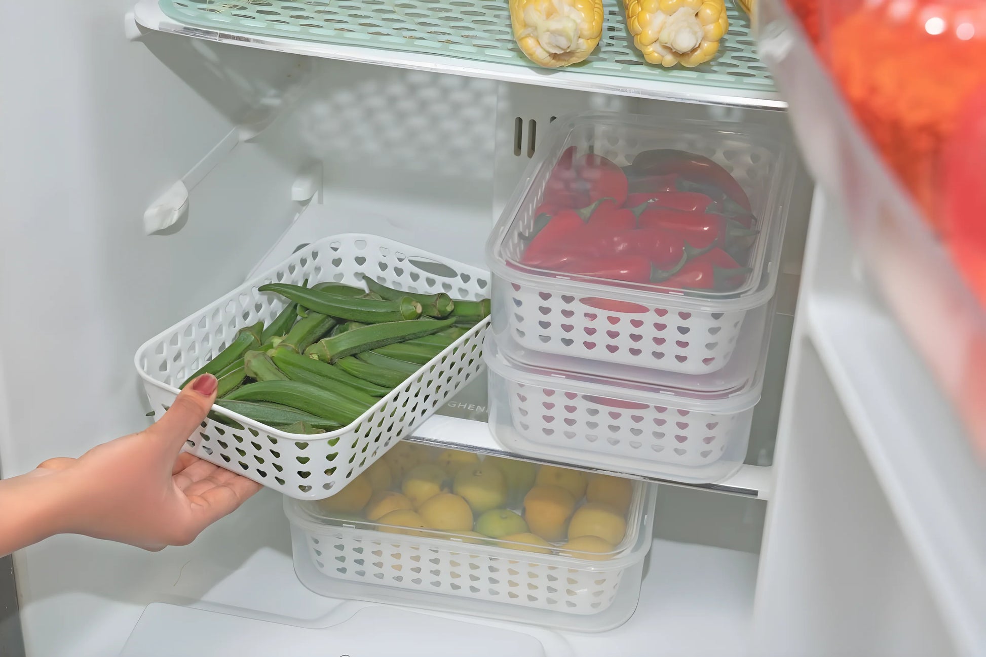 Stackable Fridge Organizers Kitchenware