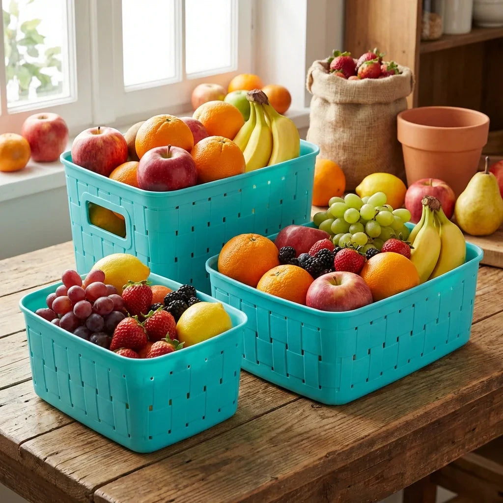 Best stackable kitchen organization baskets - household storage containers | 2026 | fast shipping