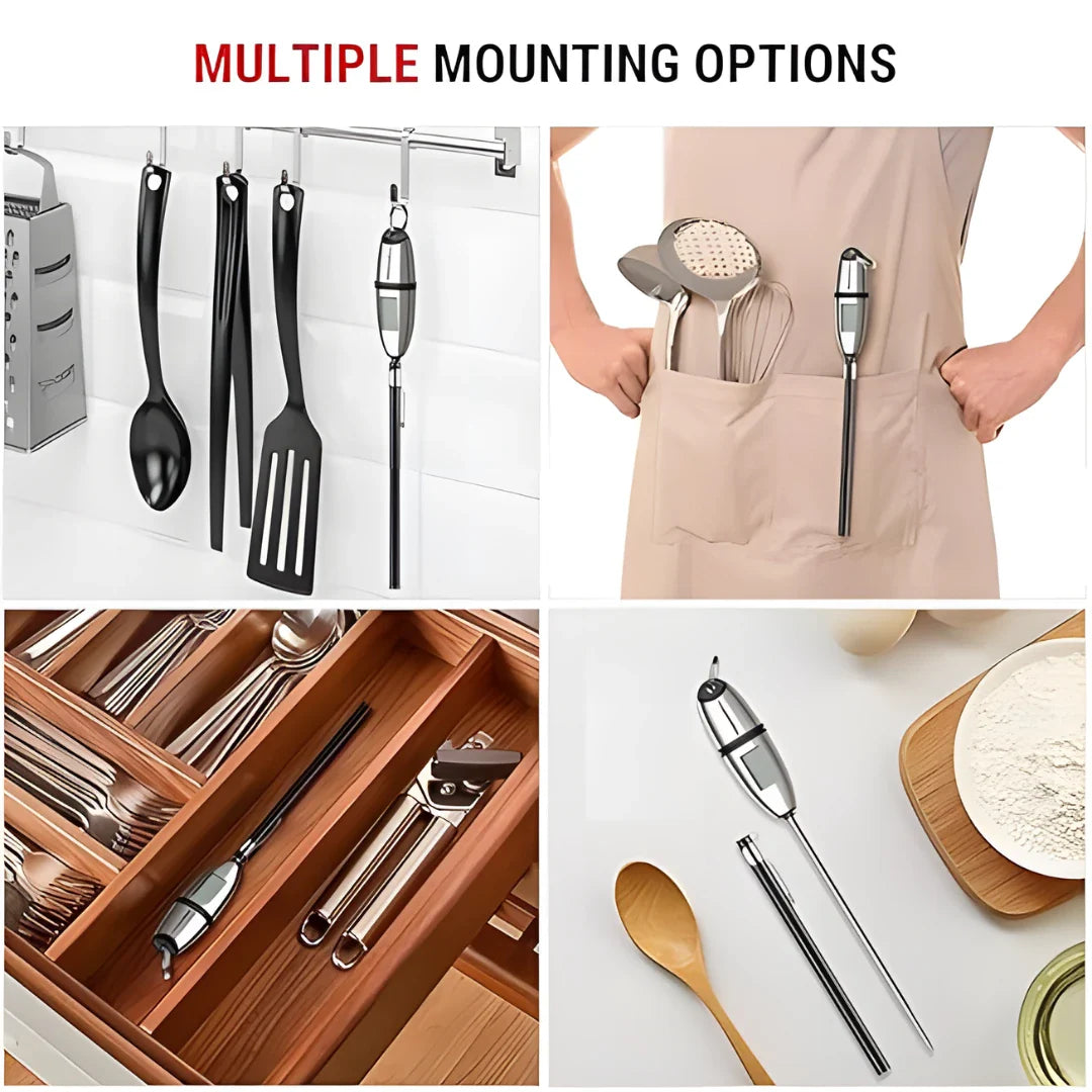 Stainless Probe Kitchen Food Meat Thermometers