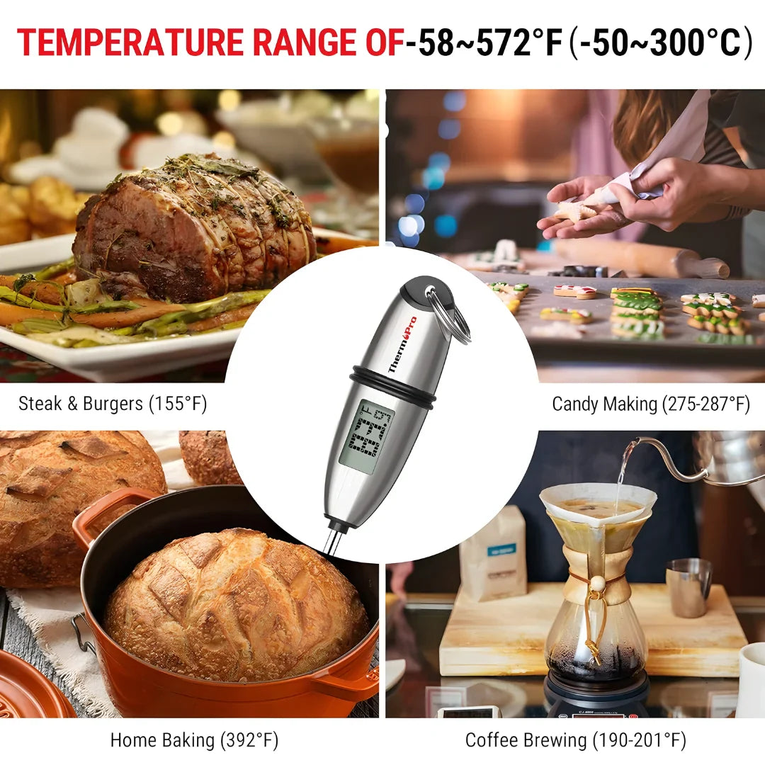 Stainless Probe Kitchen Food Meat Thermometers