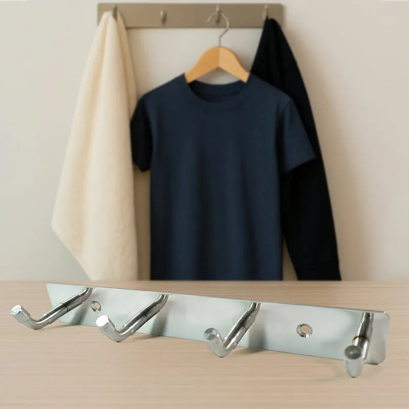 Stainless steel 4 hook rack (20x3) - factorybuy – MaxSmile