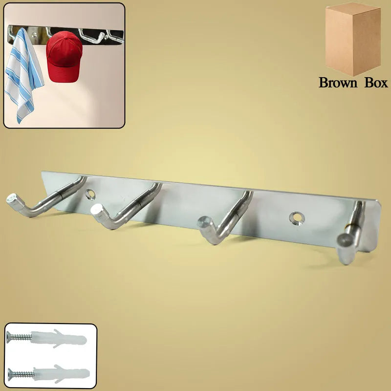 Best stainless steel 4 hook rack (20x3) - utility hooks | 2025 | fast shipping