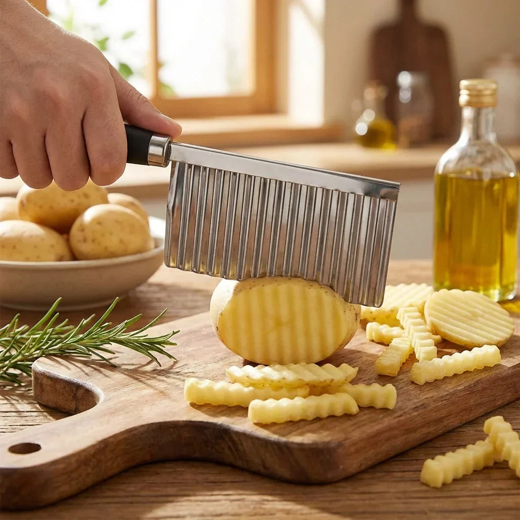 Best stainless steel crinkle cutter - kitchen slicers | 2026 | fast shipping