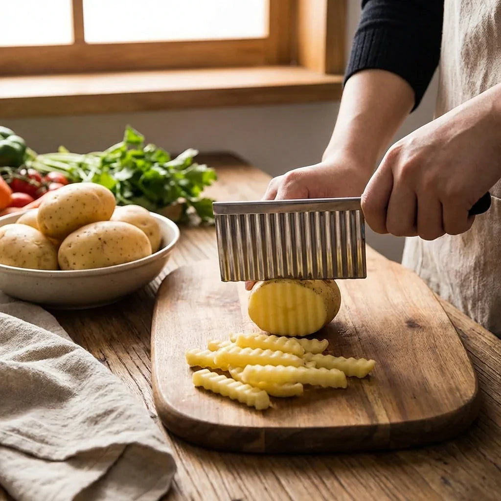 Best stainless steel crinkle cutter - kitchen slicers | 2026 | fast shipping
