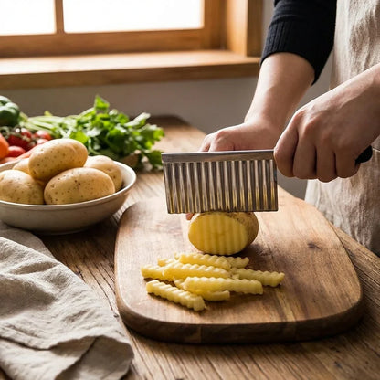 Best stainless steel crinkle cutter - kitchen slicers | 2026 | fast shipping