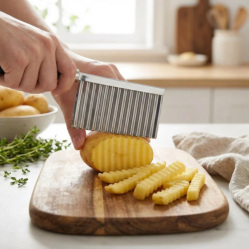 Best stainless steel crinkle cutter - kitchen slicers | 2026 | fast shipping
