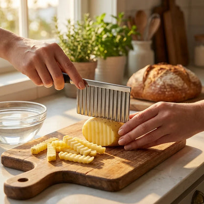 Best stainless steel crinkle cutter - kitchen slicers | 2026 | fast shipping