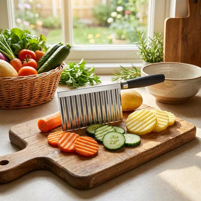 Best stainless steel crinkle cutter - kitchen slicers | 2026 | fast shipping