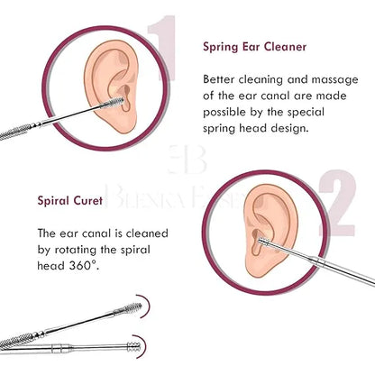 Stainless Steel Ear Cleaning Kit