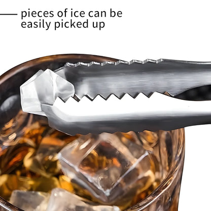 Stainless Steel Serving Tongs for Ice Sugar & Fruit - Home Kitchen