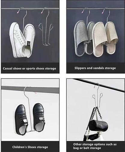 Stainless Steel Shoe Hangers (3 Pack)