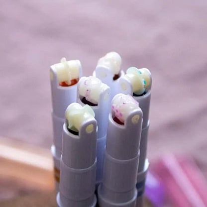 Stamp Pen Liner Pen Roller Type 6 Design and Pack of 6 Color 6 kids activiy