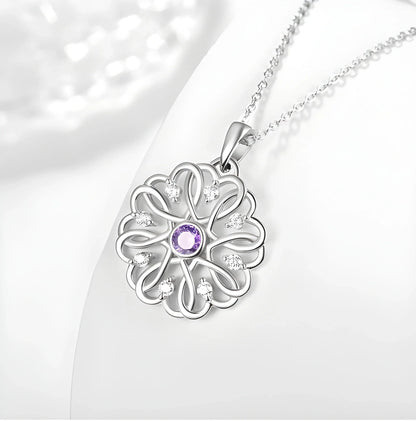 Sterling Silver Birthstone Pendant