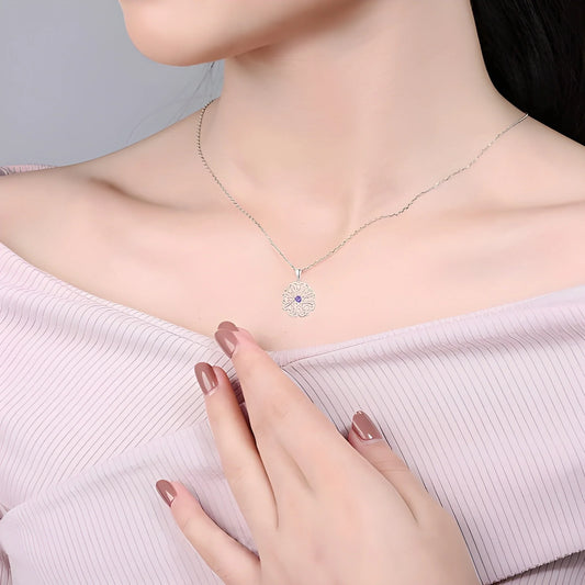 Sterling Silver Birthstone Pendant