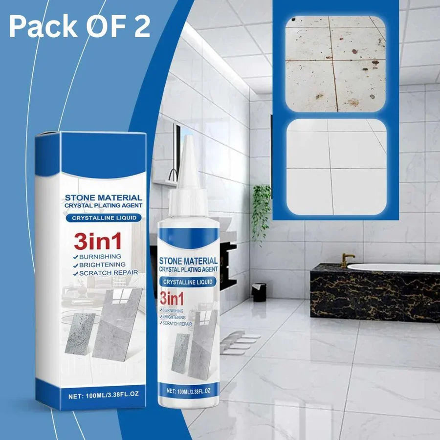 Stone Material Crystal Plating Agent 100Ml (Pack of 2)