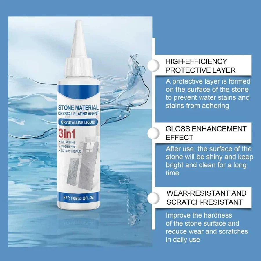 Stone Material Crystal Plating Agent 100Ml (Pack of 2)