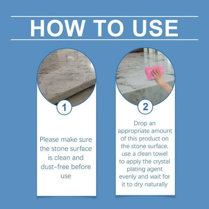 Stone Material Crystal Plating Agent 100Ml (Pack of 2)