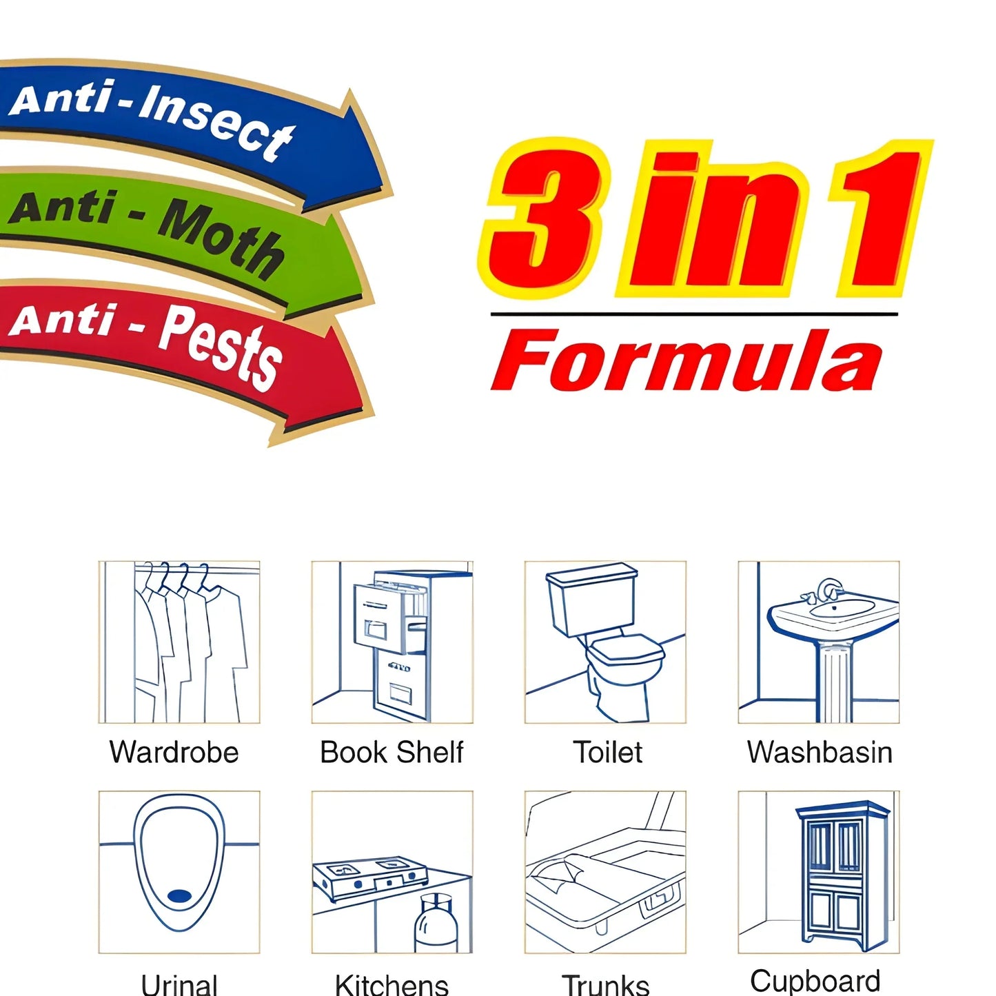 Strong Naphthalene Moth Balls - Home Improvement